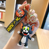 Cute 3D Tom And Jerry Keychains + Bag charm + Strap (Set of 2) TheQuirkyQuest