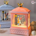 Cute Couple Love Musical Night Lamp with Water Glitter TheQuirkyQuest