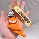 Cute Garfield 3D Keychain + Bagcharm + Strap TheQuirkyQuest