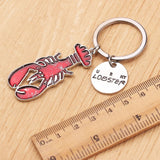 Friends You're My Lobster Keychain TheQuirkyQuest