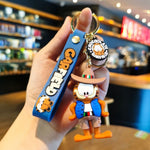 Garfield 3D Keychain + Bagcharm + Strap (Set of 2) TheQuirkyQuest