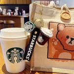 Cute Coffee Drink Keychain + Bag charm + Strap TheQuirkyQuest