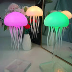 Jellyfish Lamp with Rotating Tentacles (Multicolour) TheQuirkyQuest