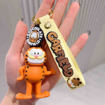 Cute Garfield 3D Keychain + Bagcharm + Strap TheQuirkyQuest