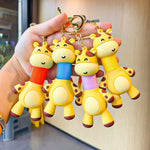 Cute Giraffe Retractable Neck Keychain TheQuirkyQuest