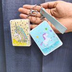 Cute Unicorn Glitter Mirrors + Keychain TheQuirkyQuest