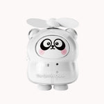 Cute Mini Panda Portable Fan (USB Rechargeable) TheQuirkyQuest