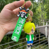 One Piece Keychain (Set of 5) Anime Keychains TheQuirkyQuest