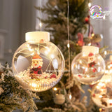 Christmas Wish Ball + Rings Decorative LED Curtain Lights (5 Balls + 5 Rings) TheQuirkyQuest