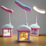 House Shaped Pastel Desk Lamp TheQuirkyQuest