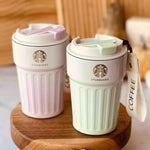 Cool Travel Coffee Tumbler - Pastel Shades TheQuirkyQuest