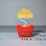 French Fries LED Desk Lamp with Sharpener TheQuirkyQuest