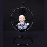 Cute Buddha Monk in Swing TheQuirkyQuest