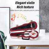 Violin Music Box with Magnetic Dancing Ballerina TheQuirkyQuest