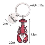 Friends You're My Lobster Keychain TheQuirkyQuest