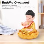 Buddha Monk Solar Powered Bobblehead with Lotus Base TheQuirkyQuest