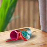 Cool Summer Vibes Sipper with Straw (Umbrella Design) TheQuirkyQuest