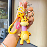 Cute Giraffe Retractable Neck Keychain TheQuirkyQuest