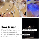 DIY Snowy Led Mini Lamp - Make it Yourself TheQuirkyQuest