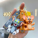 TOM AND JERRY KEYCHAIN  (Set of 2) TheQuirkyQuest