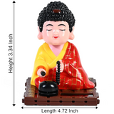 Buddha Monk Solar Powered Bobblehead TheQuirkyQuest