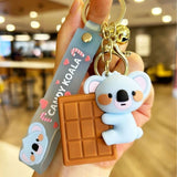 Cute Candy Koala Bear Keychain TheQuirkyQuest