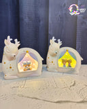 Cutest Reindeer Couple Night Lamp TheQuirkyQuest