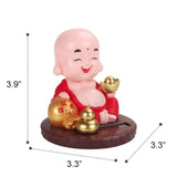 Cutest Solar Powered Buddha Monk Bobblehead TheQuirkyQuest