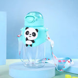 Cute Panda Bottle with Straw TheQuirkyQuest