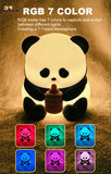 Adorable Panda Touch Silicone Lamp (Multi Coloured) TheQuirkyQuest