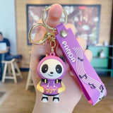 Cool Pop Panda Keychain With Bagcharm And Strap TheQuirkyQuest