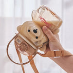 Teddy Bear Water Bottle With Straw (1000 ml) TheQuirkyQuest