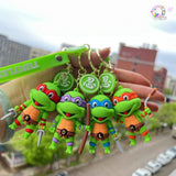 Ninja Turtles 3D Keychains (Set of 4) TheQuirkyQuest
