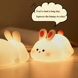 Cute Rabbit Touch Lamp (7 Colours) TheQuirkyQuest