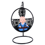 Cute Buddha Monk in Swing TheQuirkyQuest