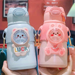 Cute Animal Shape Insulated Vacuum Flask Water Bottle TheQuirkyQuest