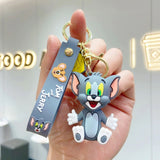 TOM AND JERRY KEYCHAIN  (Set of 2) TheQuirkyQuest