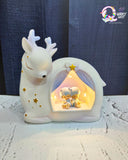 Cutest Reindeer Couple Night Lamp TheQuirkyQuest