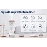 Crystal Lamp Humidifier - Multicolour