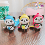 Cute Cartoon 3D Panda Keychain TheQuirkyQuest