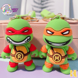 Ninja Turtles 3D Keychain + Strap + Bagcharm - The Quirky Quest TheQuirkyQuest