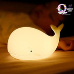 Cute Whale Touch Silicone Lamp - 7 Colours TheQuirkyQuest