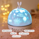 Rechargeable Bunny Projector Night Lamp (8 in 1 films) TheQuirkyQuest