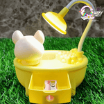 Bathtub Desk Lamp with Pen Stand & Sharpener TheQuirkyQuest
