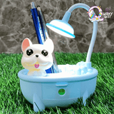 Bathtub Desk Lamp with Pen Stand & Sharpener TheQuirkyQuest