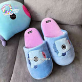 BTS / BT21 Plush Slippers (Free Size) - The Quirky Quest TheQuirkyQuest