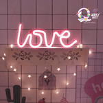 Neon Love Light Lamp (Red) TheQuirkyQuest