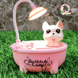Bathtub Desk Lamp with Pen Stand & Sharpener TheQuirkyQuest
