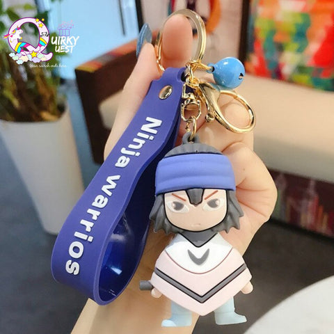Sasuke 3D Silicone Keychain + Strap + Bagcharm (Naruto Keychains) TheQuirkyQuest