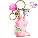Rainbow Unicorn Keychains TheQuirkyQuest